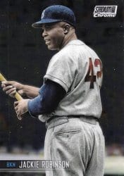 2021 Stadium Club Chrome Base Set Jackie Robinson #184 card