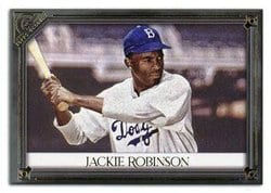 2021 Topps Gallery Base Set Jackie Robinson #82 card