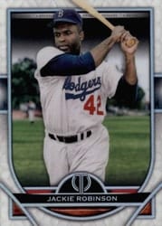 2021 Topps Tribute Base Set Jackie Robinson #22 card