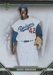 2021 Topps Triple Threads Base Set Jackie Robinson #60 card