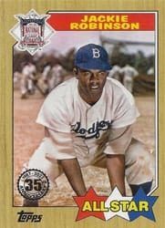 2022 Topps 1987 Topps Baseball All-Stars Jackie Robinson #87AS-50 card