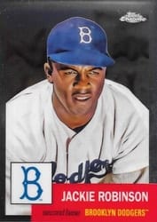 2022 Topps Chrome Platinum Anniversary Base Set Jackie Robinson #42b card