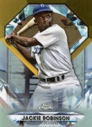 2022 Topps Chrome Update Diamond Greats Die-Cuts Jackie Robinson #DGC-30 card