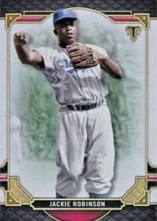 2022 Topps Triple Threads Base Set Jackie Robinson #56 card