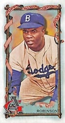 2023 Topps Allen & Ginter Minis Jackie Robinson #379 card