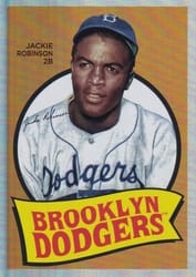 2023 Topps Archives 1969 Team History Foil Jackie Robinson #69T-11 card
