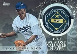 2023 Topps Update MVP Medallions Jackie Robinson #MVP-JR card