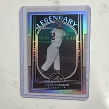 2024 Panini Three and Two Legendary Jackie Robinson #8 card