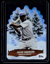 2024 Topps Holiday Evergreen Die Cuts Jackie Robinson #EG-16 card