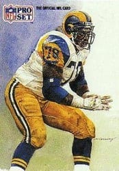 1991 Pro Set Base Set Jackie Slater #382 card