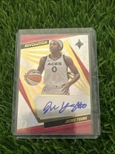2022 Panini Revolution WNBA Autographs Jackie Young #AG-JYG card