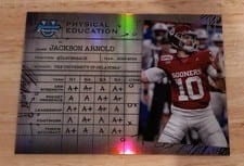 2024 Bowman University Chrome Physical Education Set Jackson Arnold #PE-4 card