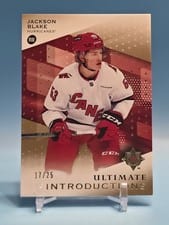 2024-25 Upper Deck Ultimate Collection Ultimate Introductions Jackson Blake #UI-JB card