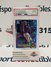 2022 Bowman Chrome Prospects Sapphire Jackson Chourio #BCP-79 card