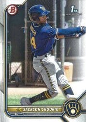 2022 Bowman Prospects Jackson Chourio #BP-79 card