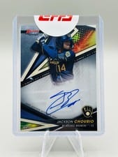 2022 Bowman's Best Best of 2022 Autographs Jackson Chourio #B22-JCH card