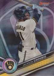 2022 Bowman's Best Top Prospects Jackson Chourio #TP-19 card