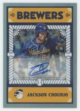 2023 Bowman Chrome Ascensions Autographs Jackson Chourio #BA-13 card