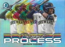 2023 Bowman Chrome Prospect Process Jackson Chourio #PRP-5 card