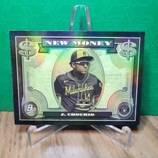 2023 Bowman Platinum New Money Autographs Jackson Chourio #NM-11 card