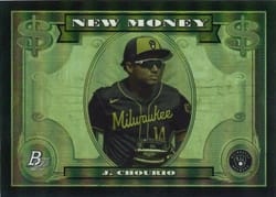 2023 Bowman Platinum New Money Jackson Chourio #NM-11 card