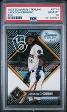 2023 Bowman Sterling Tek Jackson Chourio #ST-14 card