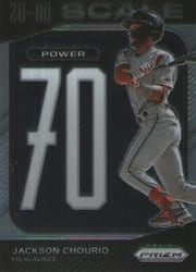 2023 Panini Prizm 20-80 Scale Jackson Chourio #SC6 card
