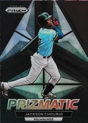 2023 Panini Prizm Prizmatic Jackson Chourio #P17 card
