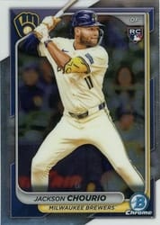 2024 Bowman Chrome Base Set Jackson Chourio #69 card