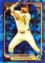 2024 Bowman Chrome Sapphire Edition Base Set Jackson Chourio #69 card