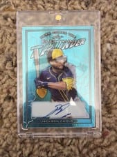 2024 Leaf Electrum Baseball Here Comes The Thunder Jackson Chourio #HCT-JC1 card