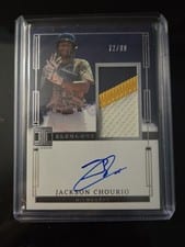 2024 Panini Impeccable Elegance Prospect Jersey Autographs Jackson Chourio #EPJ-JC card