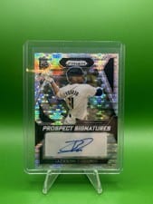 Jackson Chourio 2024 Panini Prizm Prospect Signatures #PS-JC Pulsar