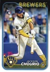 2024 Topps Base Set Jackson Chourio #698 card