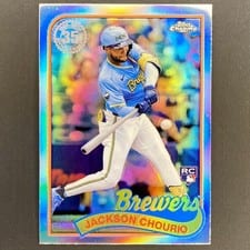 2024 Topps Chrome Update 1989 Topps Baseball Jackson Chourio #89CU-4 card
