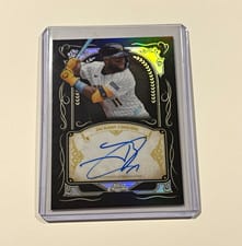 2024 Topps Chrome Update Autographs Jackson Chourio #AC-JC card
