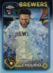2024 Topps Chrome Update Base Set Jackson Chourio #USC18b card