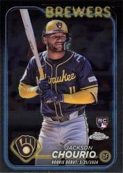 2024 Topps Chrome Update Base Set Jackson Chourio #USC30 card