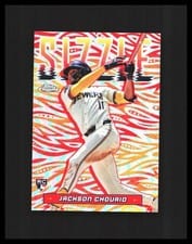 2024 Topps Chrome Update Sizzle Jackson Chourio #SIZ-3 card