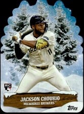 2024 Topps Holiday Evergreen Die Cuts Jackson Chourio #EG-8 card