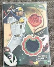 2024 Topps Holiday Relics Jackson Chourio #RC-JCH card