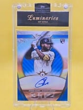 2024 Topps Luminaries Hit Kings Autographs Jackson Chourio #HK-CHO card