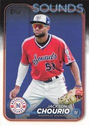 2024 Topps Pro Debut Base Set Jackson Chourio #PD-104 card