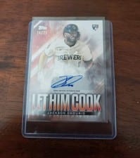 2024 Topps Update Let Him Cook Autographs Jackson Chourio #LHCA-JCH card