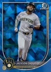 2025 Bowman Chrome Sapphire Edition Base Set Jackson Chourio #40 card