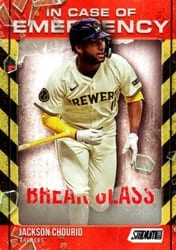 2025 Stadium Club In Case of Emergency Jackson Chourio #ICE-3 card