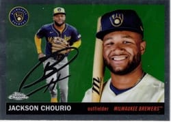 2025 Topps Chrome Platinum Base Set Jackson Chourio #16 card