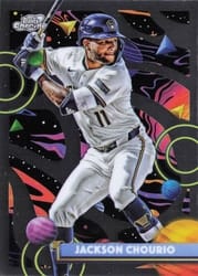 2025 Topps Cosmic Chrome Base Set Jackson Chourio #124 card