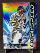 2025 Topps Cosmic Chrome Light Speed Jackson Chourio #LS-6 card
