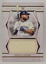 2025 Topps Definitive Collection Jumbo Relic Collection Jackson Chourio #DJRC-JC card